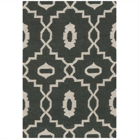 Safavieh 3 Ft. X 5 Ft. Small Rectangle Contemporary Dhurries- Chocolate And Ivory- Flatweave Rug DHU205C-3
